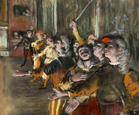 The Choir Singers by Edgar Degas