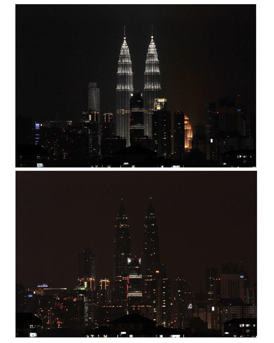 Earth Hour in Kuala Lumpur (2013)