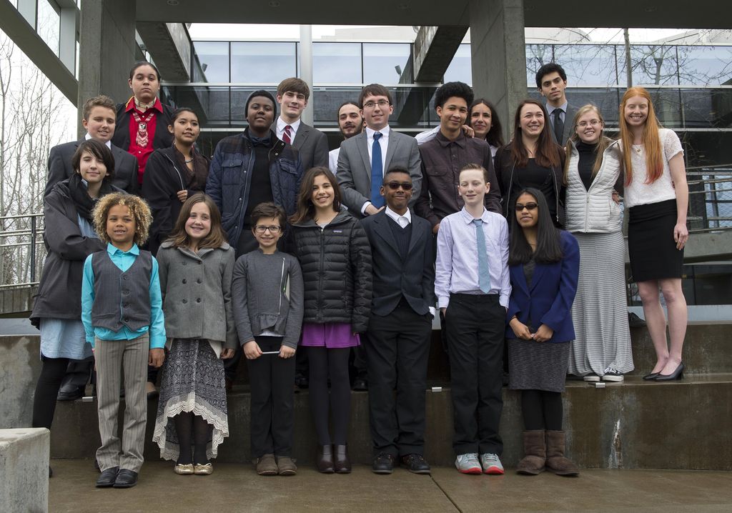 Youth and attorneys involved in the Our Children's Trust federal lawsuit. (Photos copyright Robin Loznak)