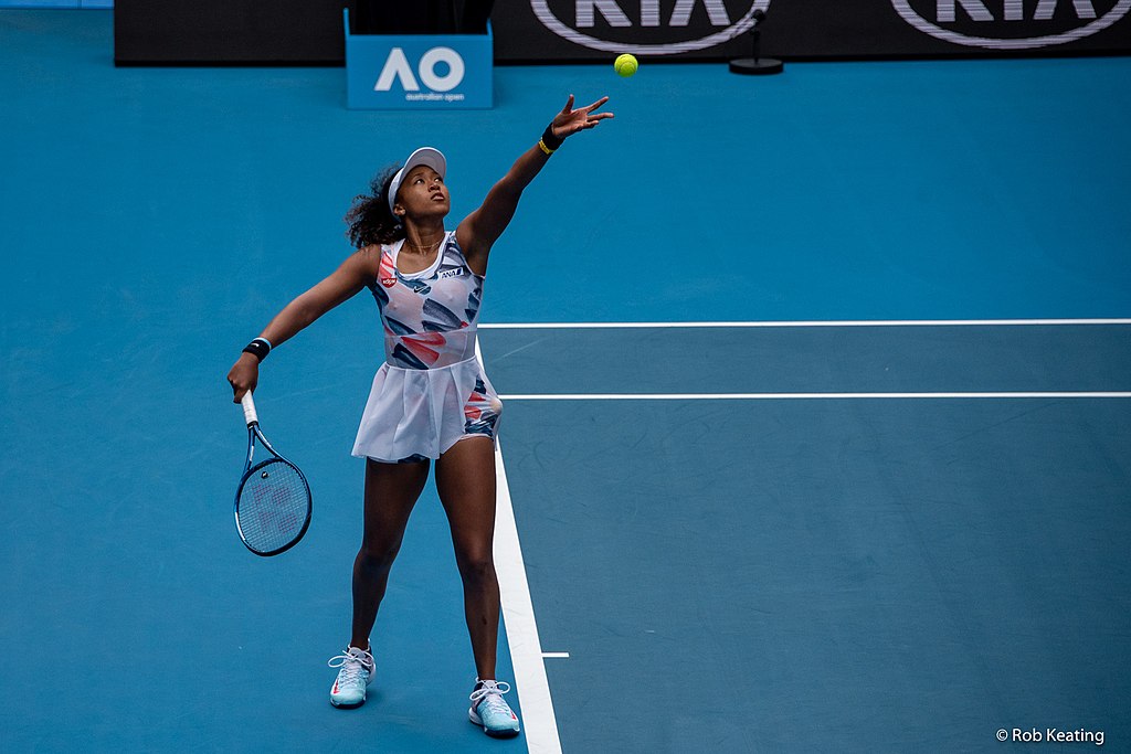 Melbourne, Australia - 20 January 2020 - Naomi Osaka on Rod Laver Arena