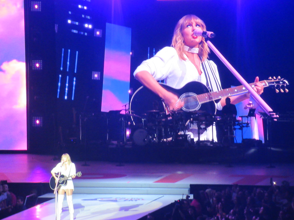 Taylor Swift performing in December, 2019.