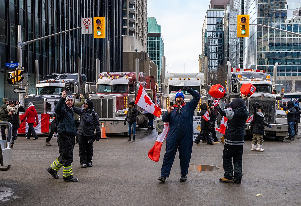 Freedom Convoy 2022, Ottawa, Canada, February 12, 2022