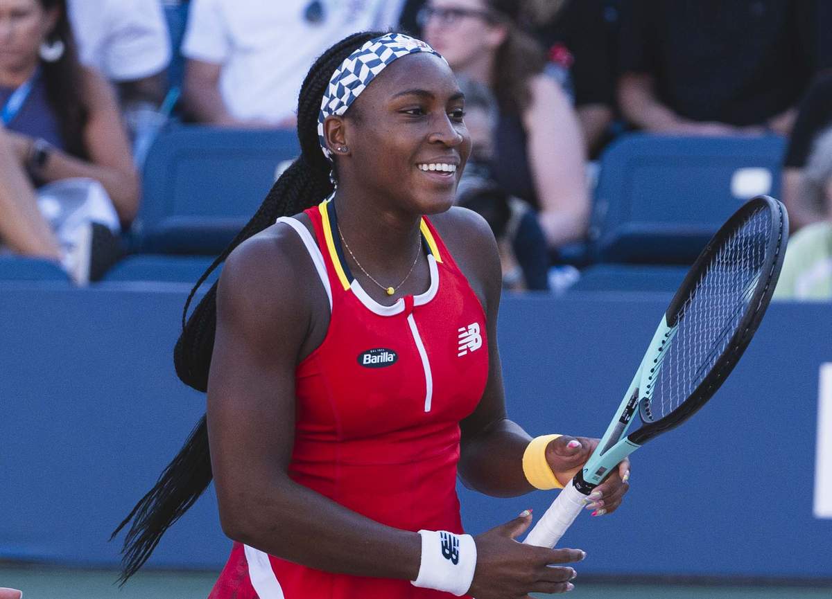 Coco Gauff in the 2022 US Open