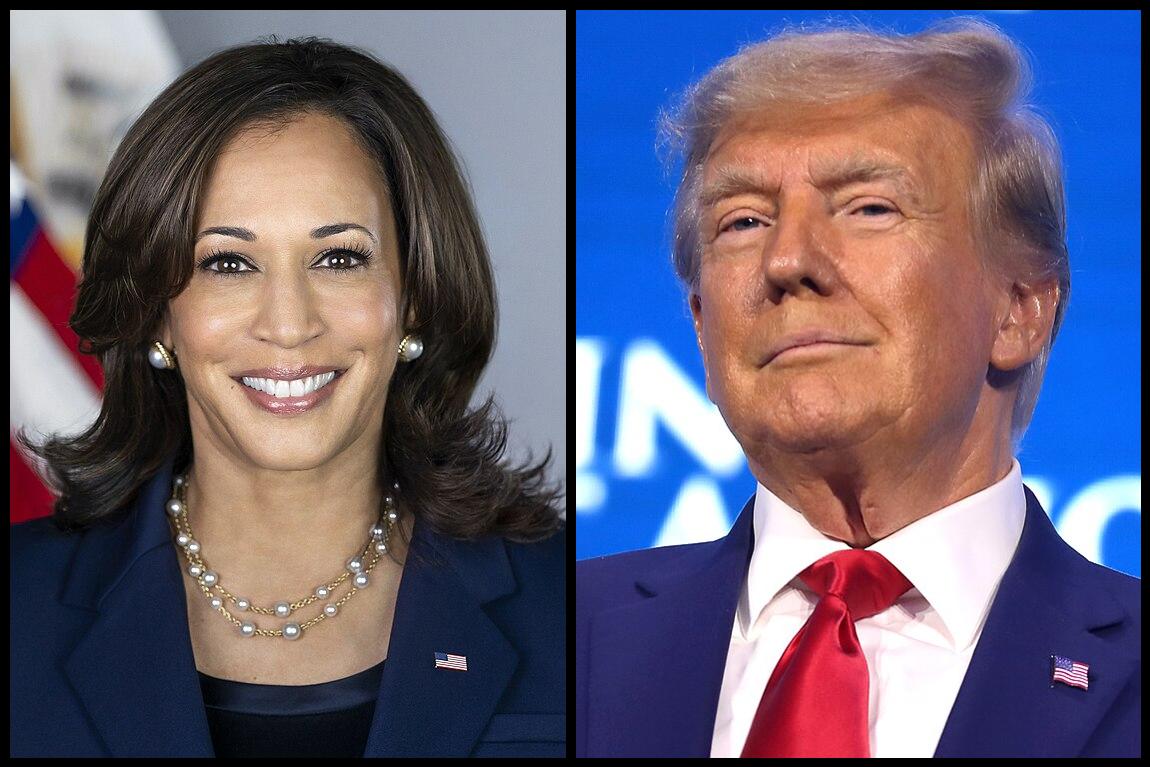 Kamala Harris and Donald Trump