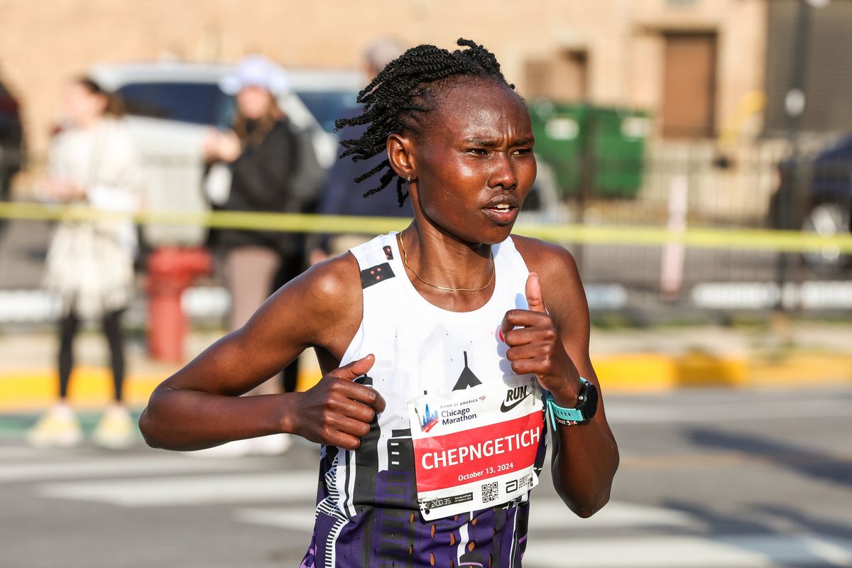 Chepngetich, who's 30, ran fast from the very beginning. She finished 3.1 miles (5 kilometers) in just 15 minutes. She said she wasn't sure she could keep up her pace. But she managed to do it, running almost every mile in less than five minutes.